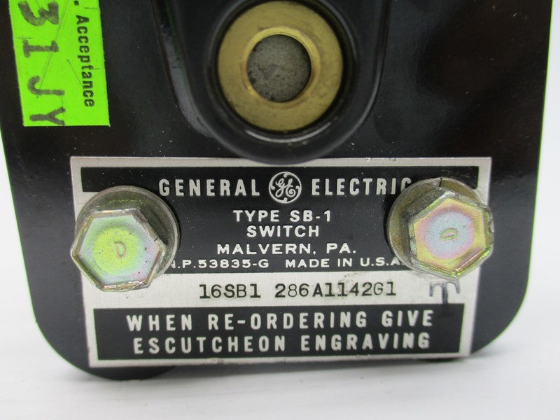 GENERAL ELECTRIC 16SB1 286A1142G1 UNMP