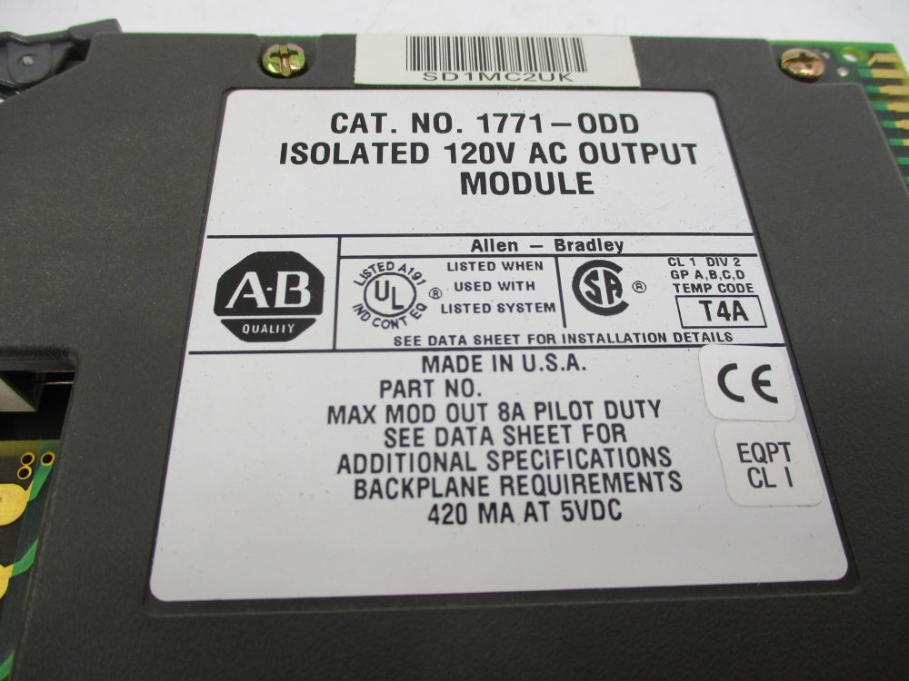 ALLEN BRADLEY 1771-ODD UNMP
