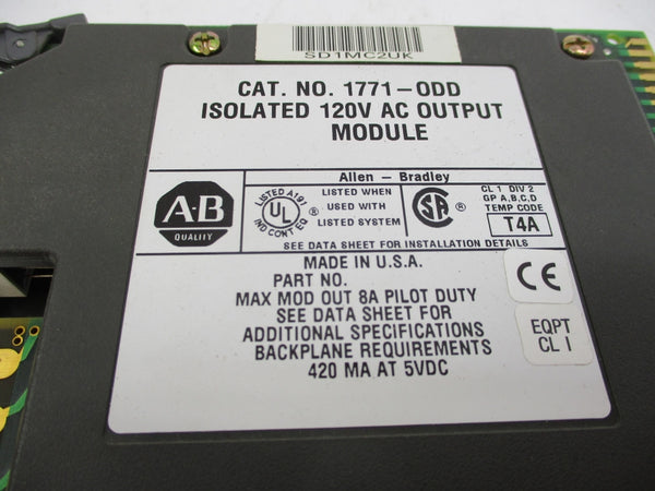 ALLEN BRADLEY 1771-ODD UNMP