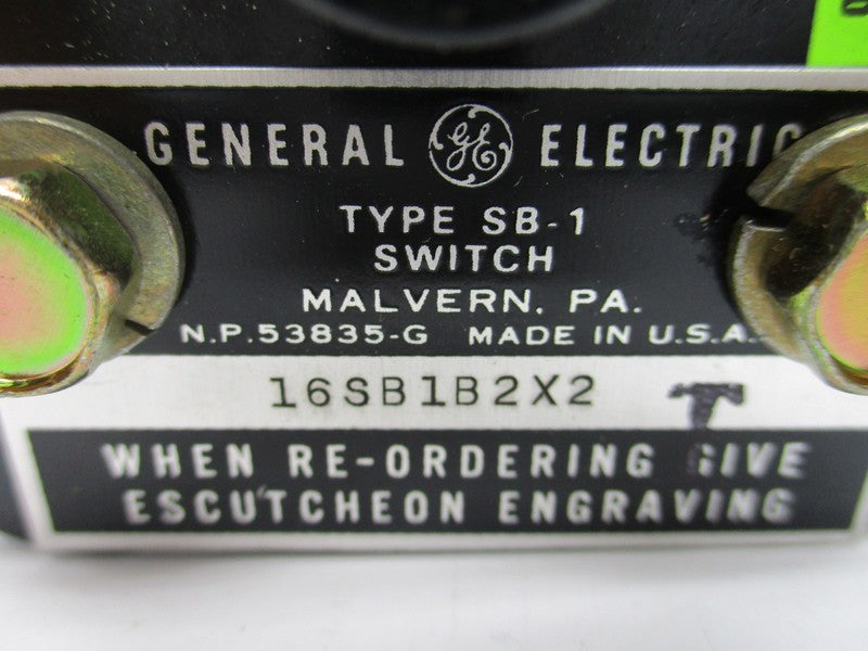 GENERAL ELECTRIC 16SB1 B2X2 UNMP