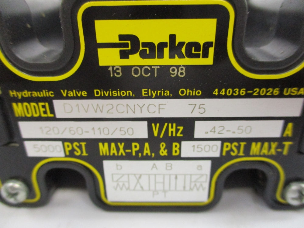 PARKER D1VW2CNYCF-75 120/60 5000PSI NSMP