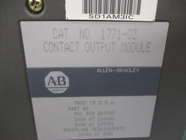 ALLEN BRADLEY 1771-OZ UNMP