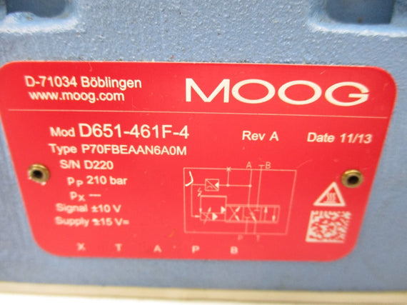 MOOG D651-461F-4 NSNP