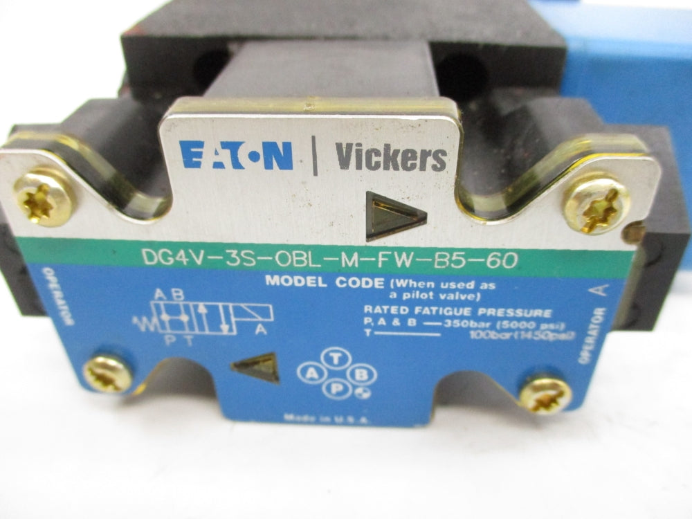 VICKERS DG4V-3S-OBL-M-FW-B5-60 CG5060ABMFWB5100 5000PSI NSNP