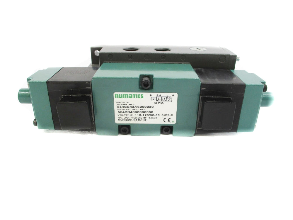 NUMATICS 554SS43A6000030 120V 150PSI NSNP