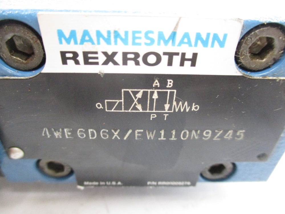 REXROTH 4WEH16D7X/6EW110 4WE6D6X/EW110N9Z45 120V UNMP