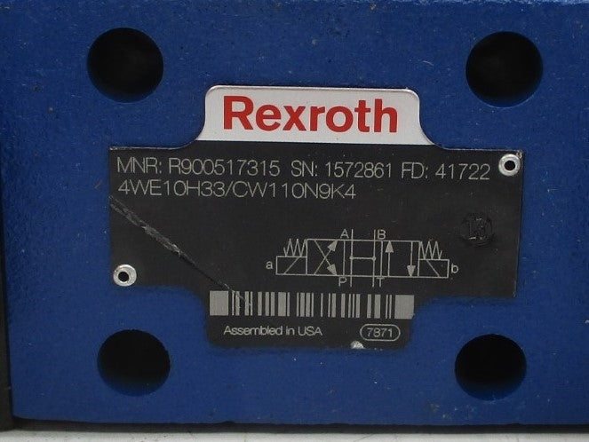 REXROTH 4WE10H33/CW110N9K4 R900517315 NSNP