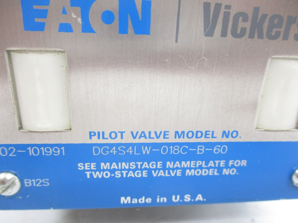VICKERS DG4S4LW-018C-B-60 120V 02-101991 NSNP