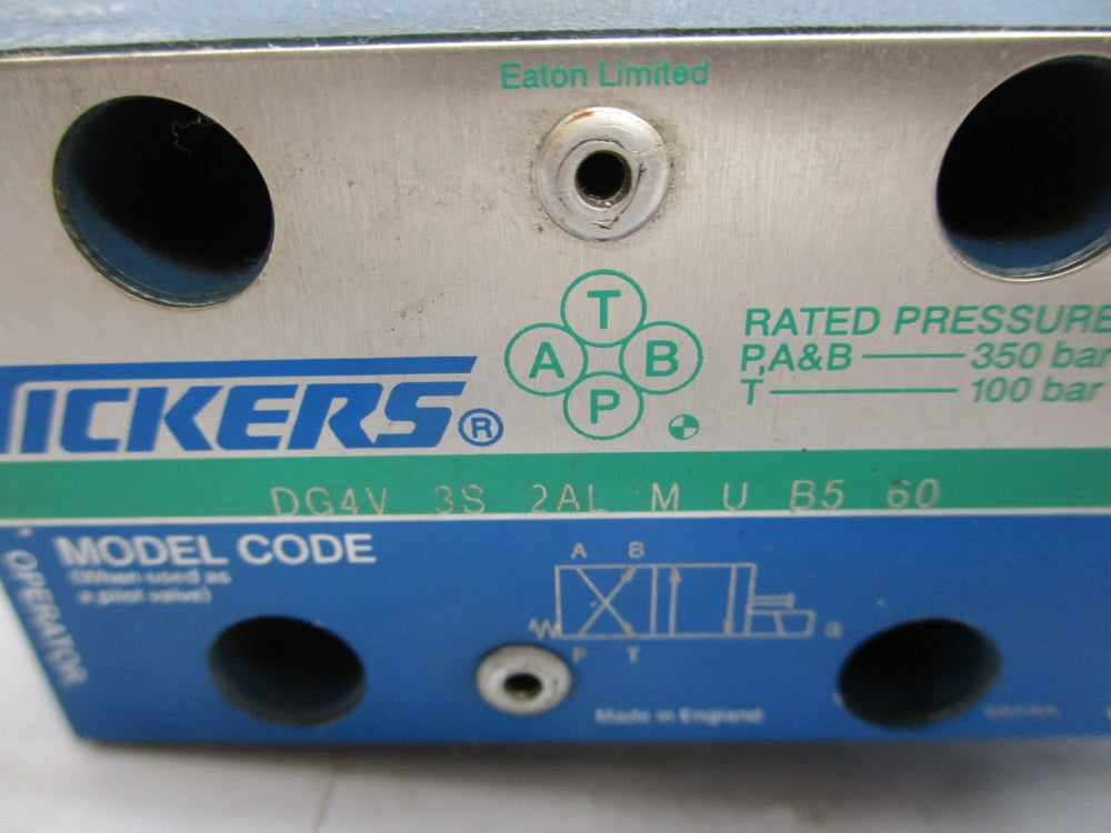 VICKERS PCGV6C1EMUB520 DG4V3S2ALMUB560 5075PSI UNMP