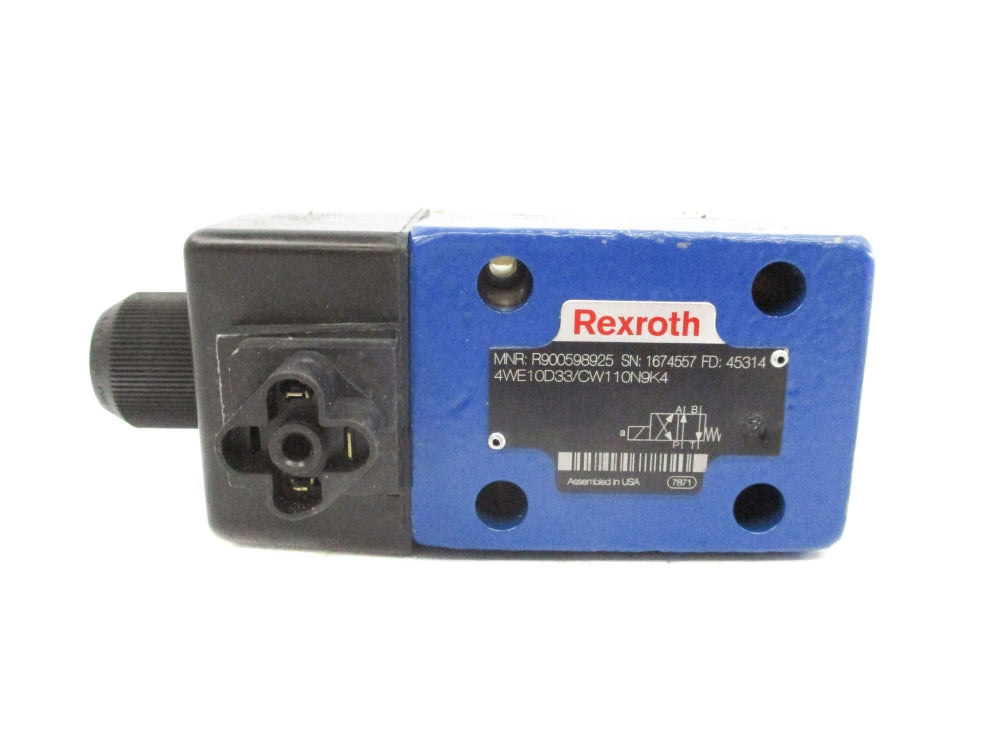 REXROTH 4WE10D33/CW110N9K4 R900598925 110/120V NSNP