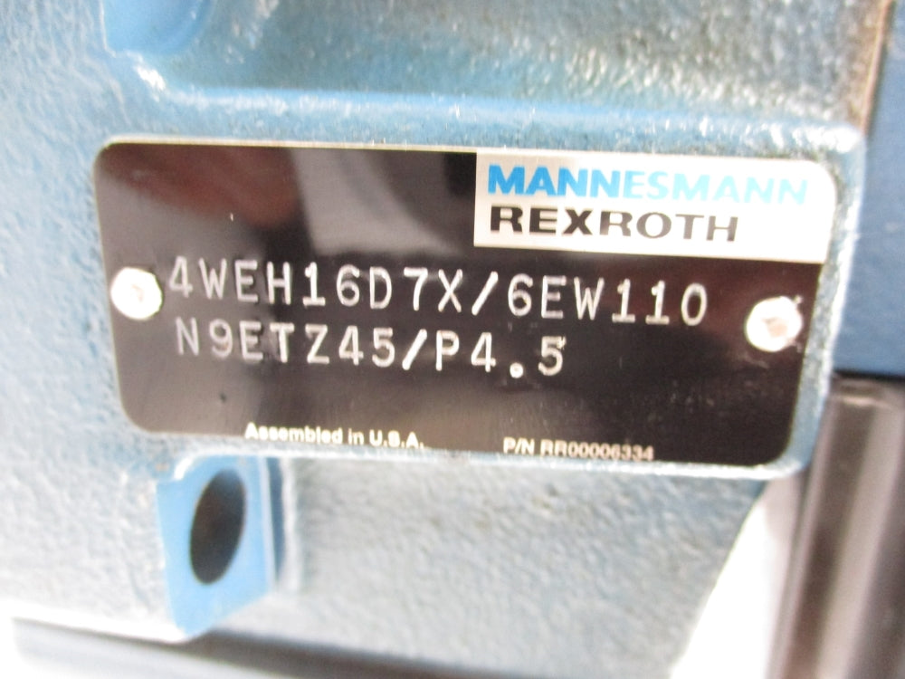 REXROTH 4WEH16D7X/6EW110 4WE6D6X/EW110N9Z45 (AS PICTURED) NSNP