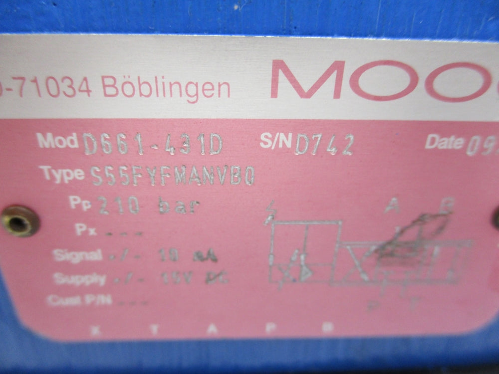 MOOG D661-431D NSNP