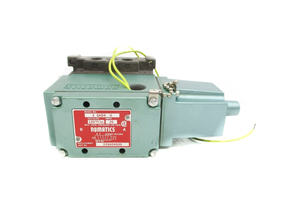 NUMATICS 33SAD4000 120V 150PSI NSNP