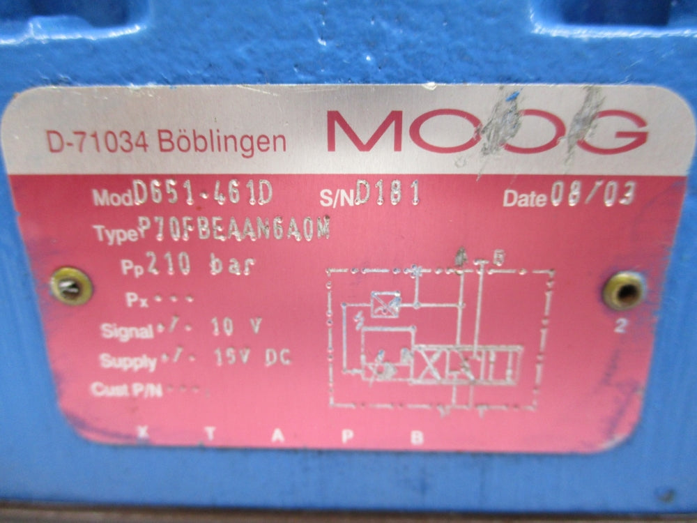 MOOG D651-461D NSNP
