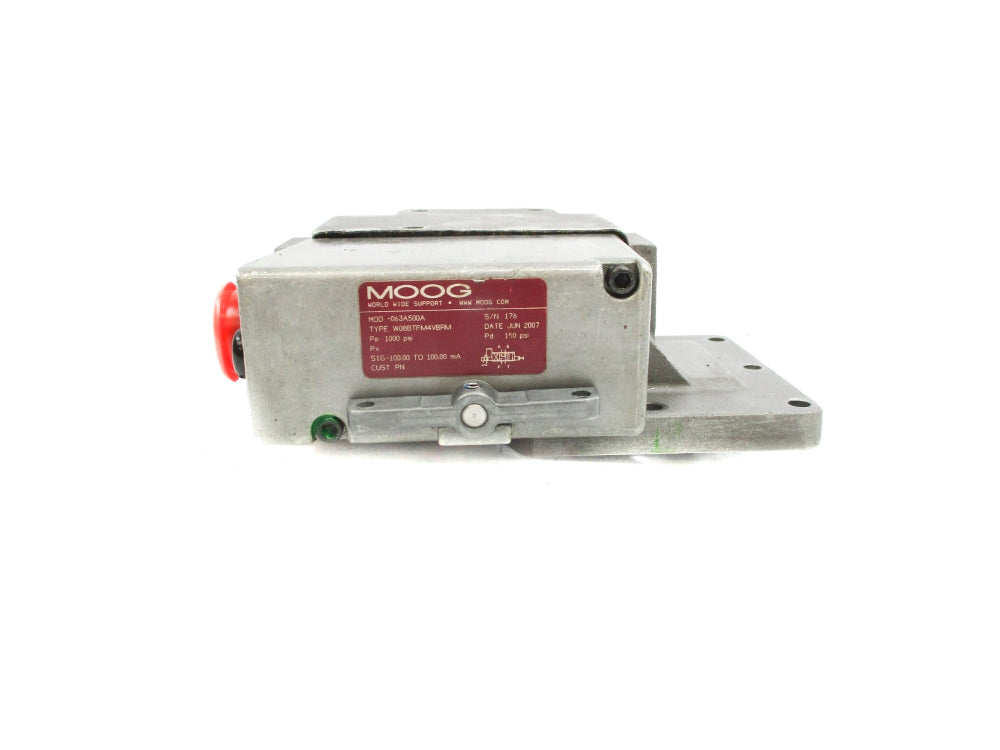 MOOG MOD-063A500A W08BTFM4VBRM 1000PSI NSNP