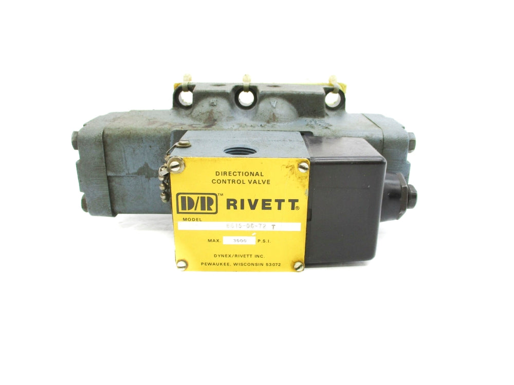 D/R RIVETT 6615-06-72T 3000PSI UNMP