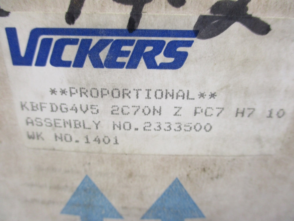 VICKERS KBFDG4V52C70NZPC7H710 5075PSI NSMP