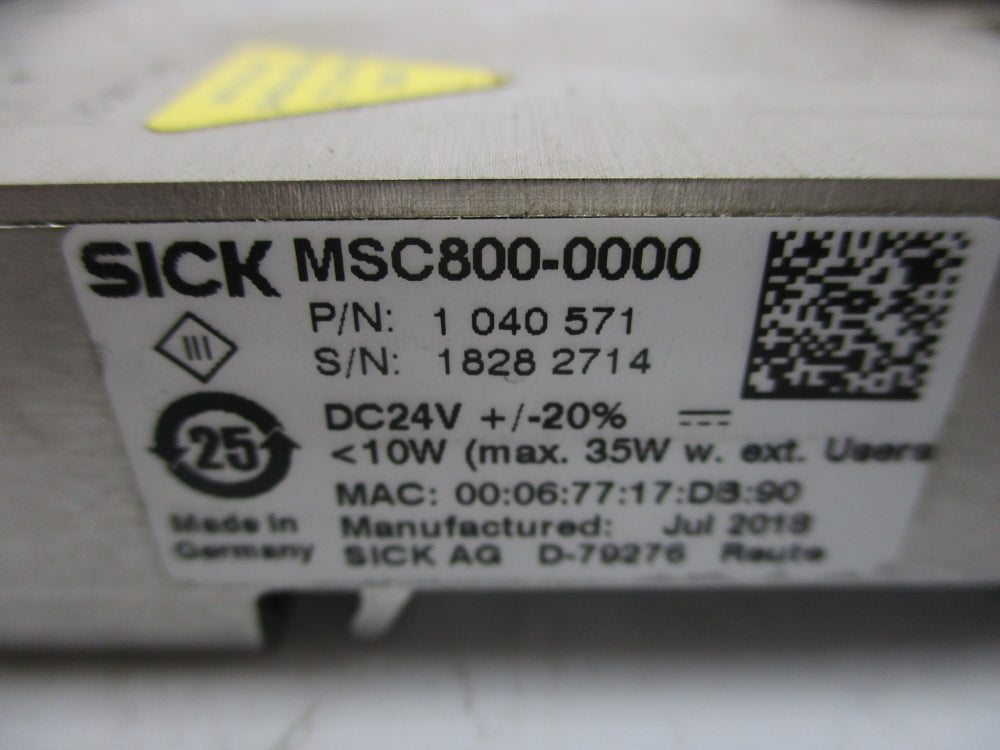 SICK MSC800-0000 1040571 UNMP