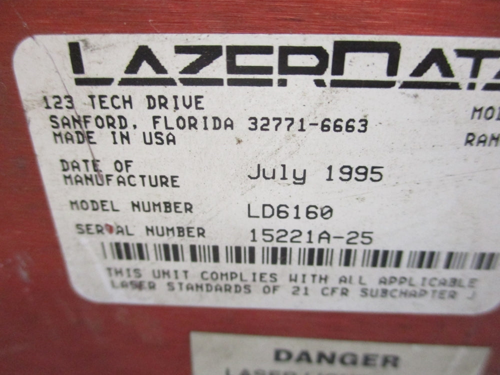 LAZER DATA LD6160 UNMP
