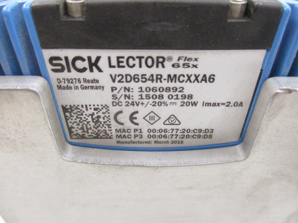 SICK V2D654R-MCXXA6 1060892 (AS PICTURED) UNMP