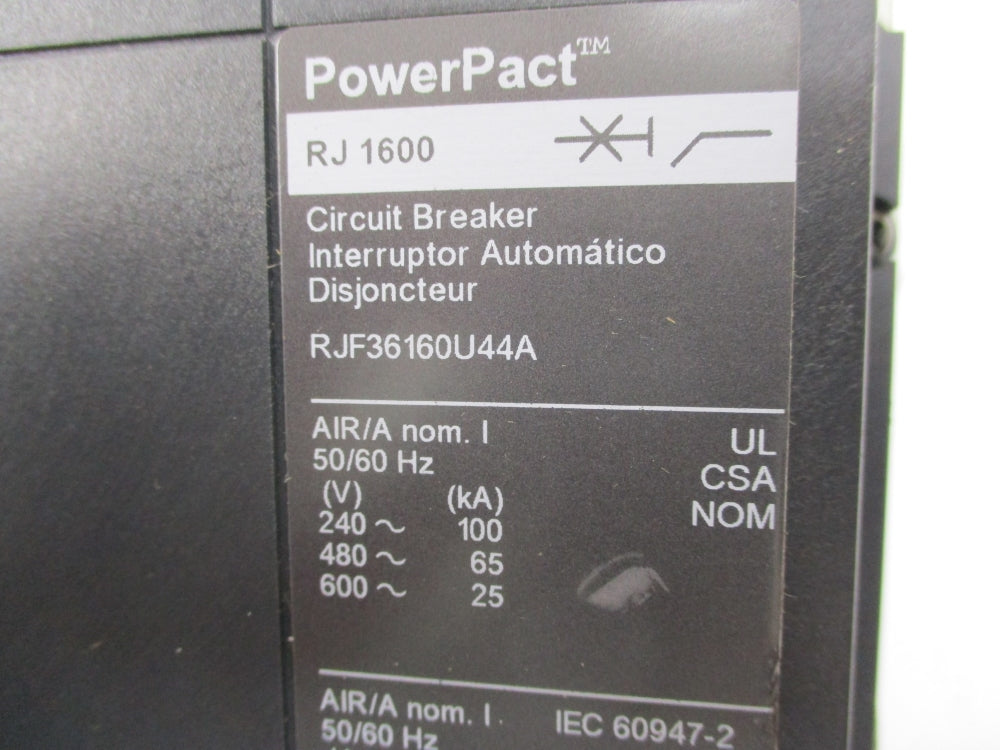 SQUARE D RJF36160U44A 240V 1600A NSNP