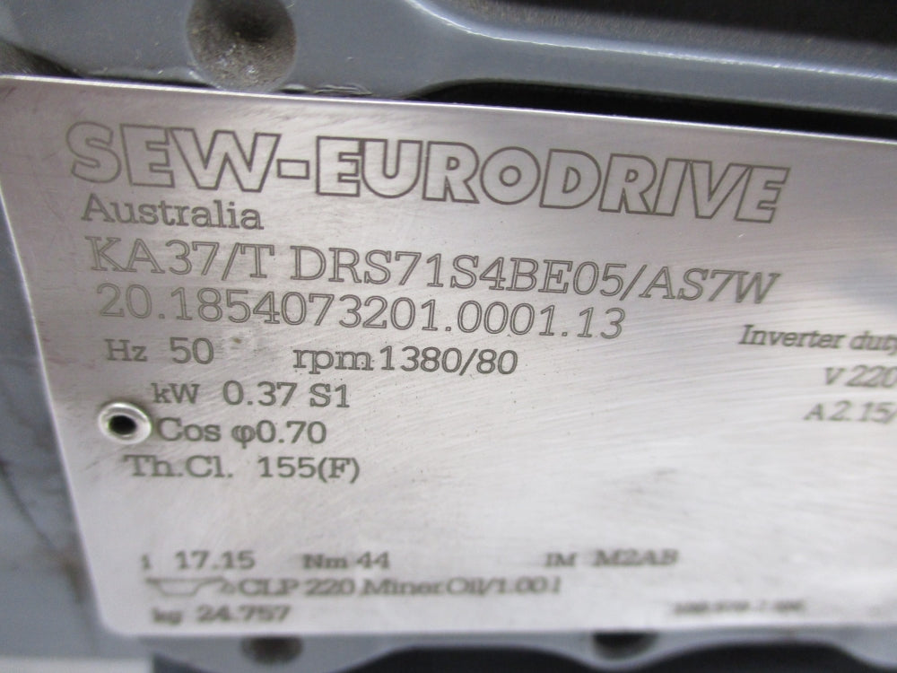 SEW-EURODRIVE KA37/TDRS71S4BE05/AS7W UNMP