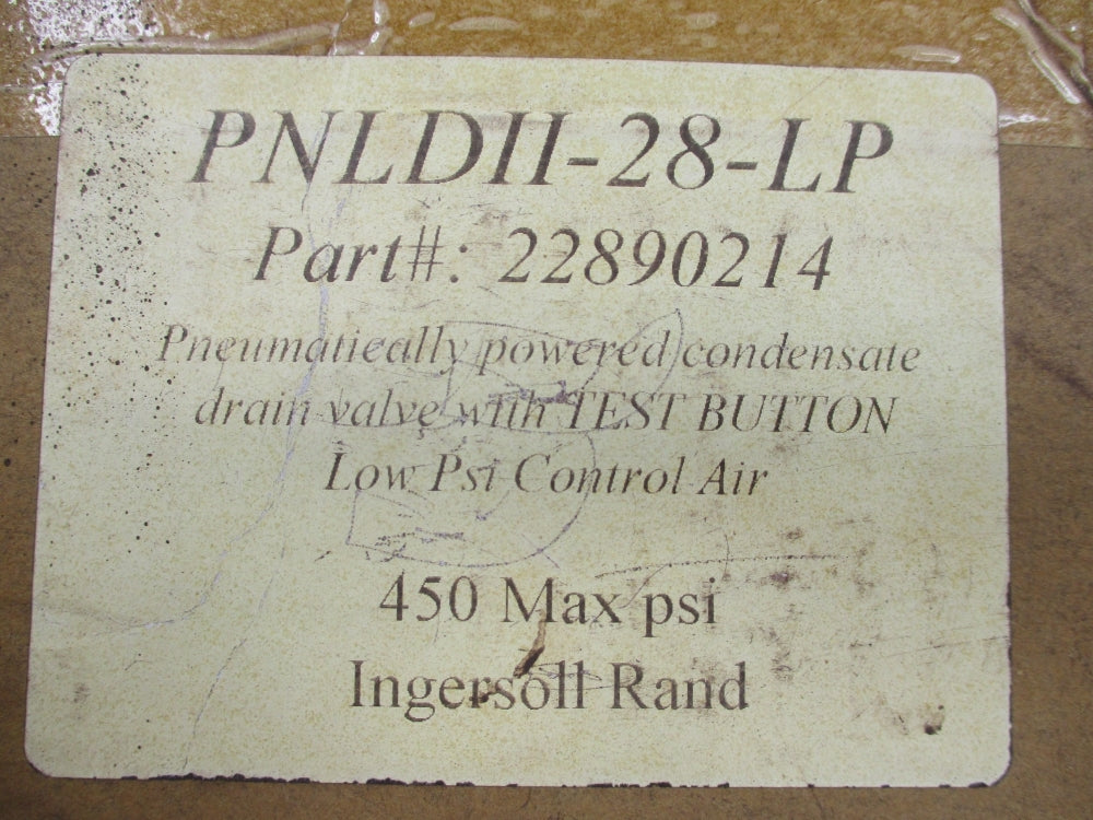 INGERSOLL RAND PNLDII-28-LP 150PSI NSMP