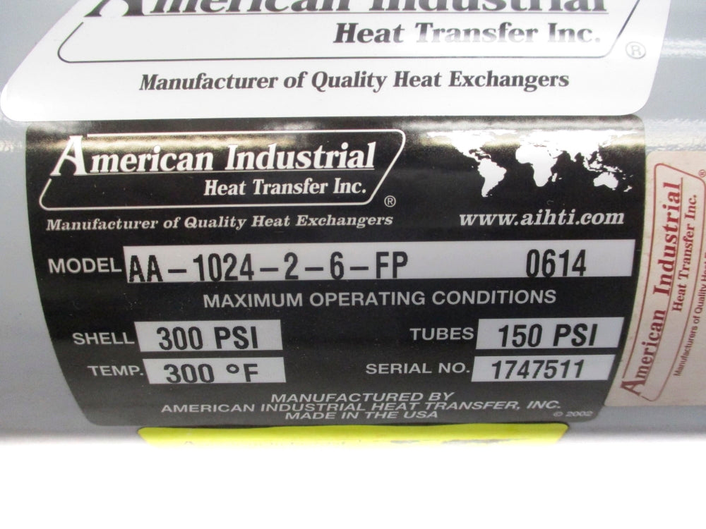 AMERCIAN INDUSTRIES AA-1024-2-6-FP 300PSI NSNP