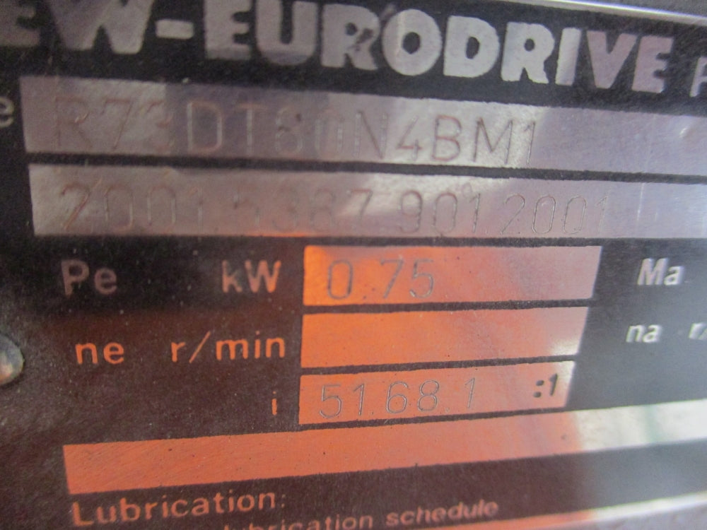 SEW-EURODRIVE R73DT80NBM1 UNMP