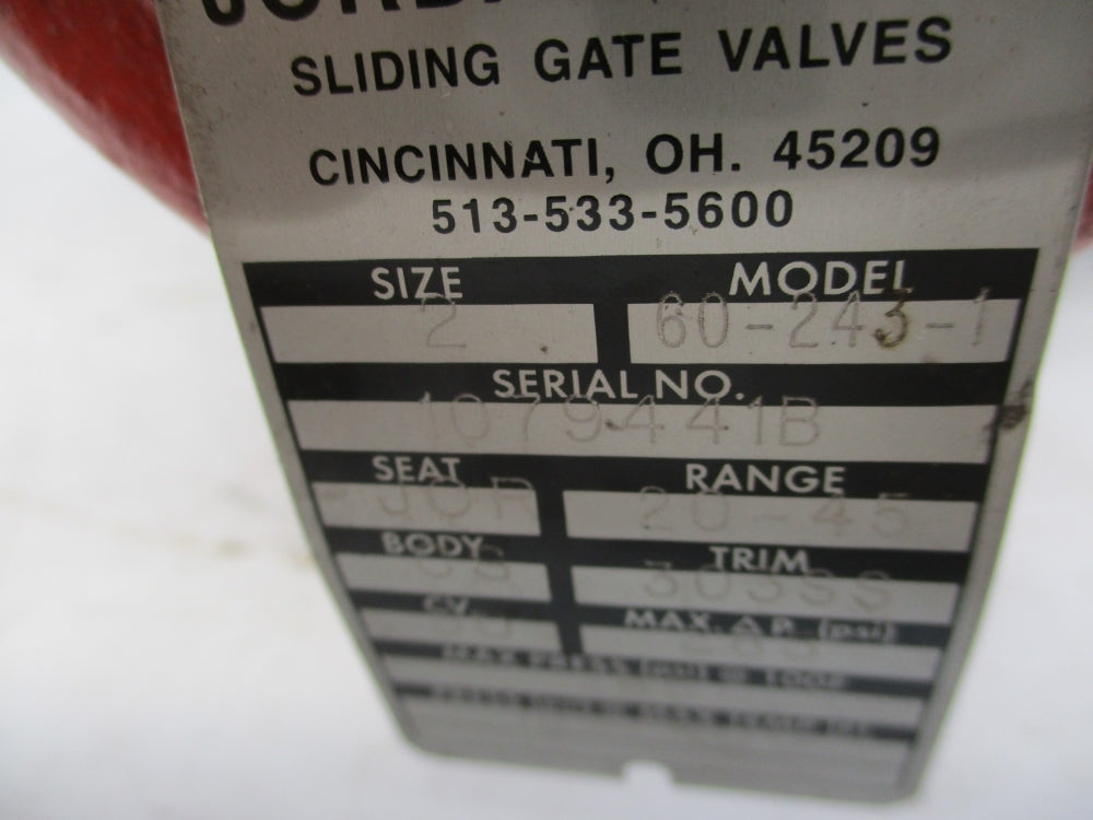 JORDAN VALVE 60-243-1 2" 285PSI NSNP