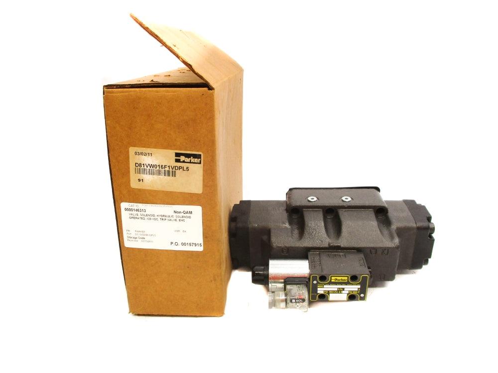 PARKER D81VW016F1VDPL5 120VDC 3000PSI NSMP