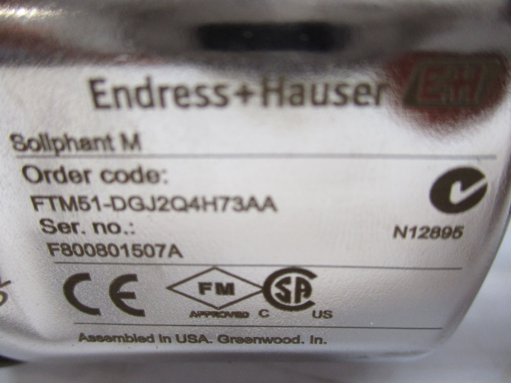 ENDRESS+HAUSER FTM51-DGJ2Q4H73AA NSMP