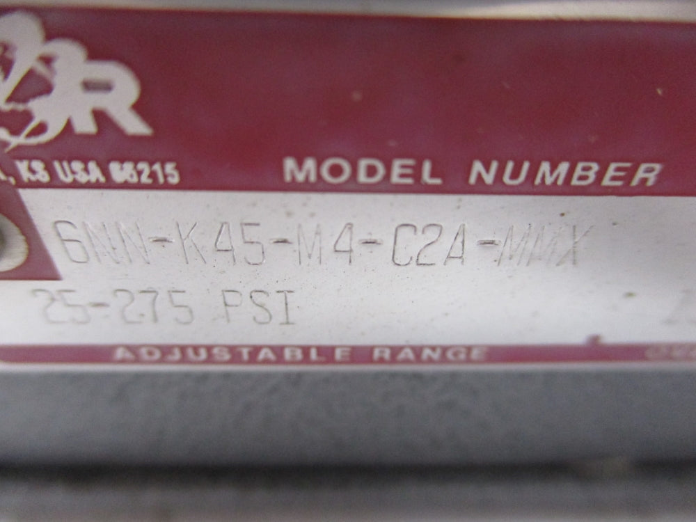 SOR 6NN-K45-M4-C2A-MMX 25-275PSI NSNP