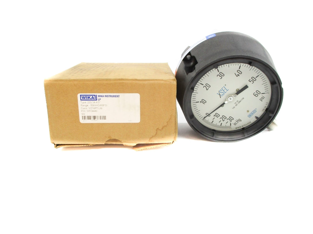 WIKA 233.344.5 50514440 -30IN-60PSI NSMP