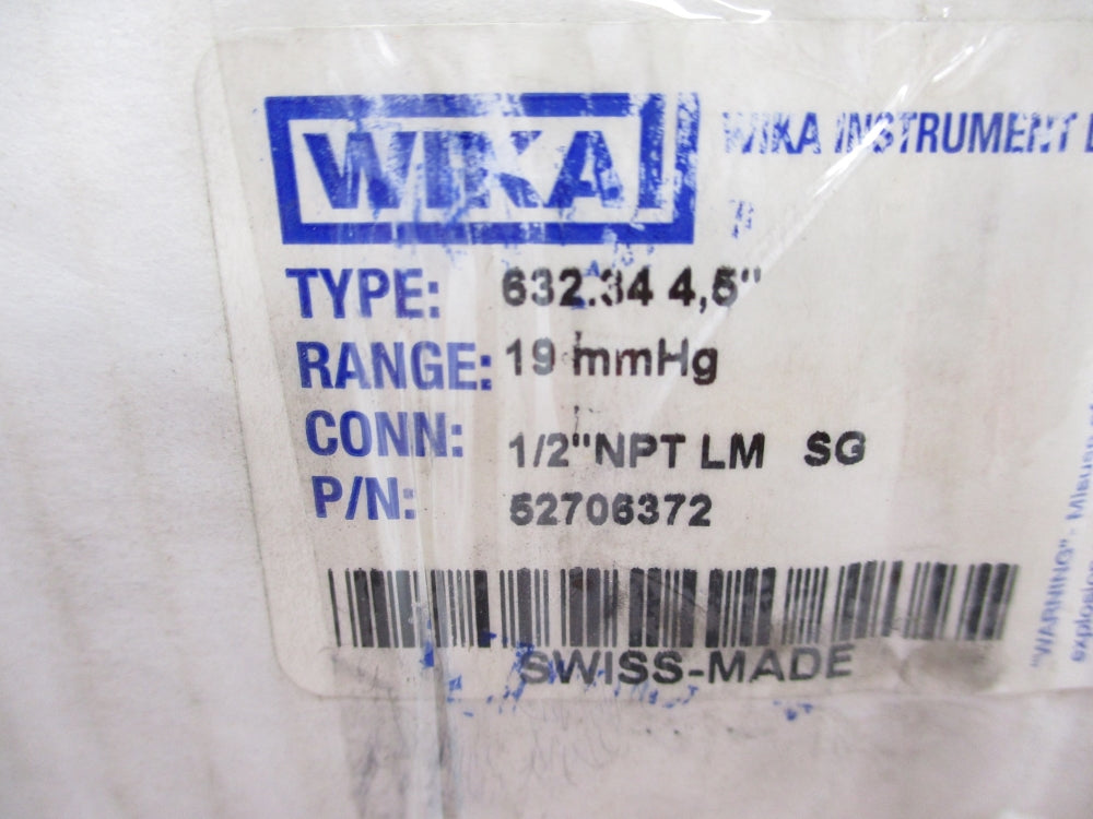 WIKA 632.344.5" 52706372 0-19 NSMP