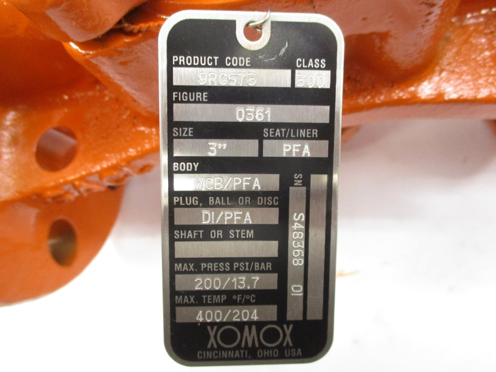 XOMOX 9RC573 200PSI 3" NSNP