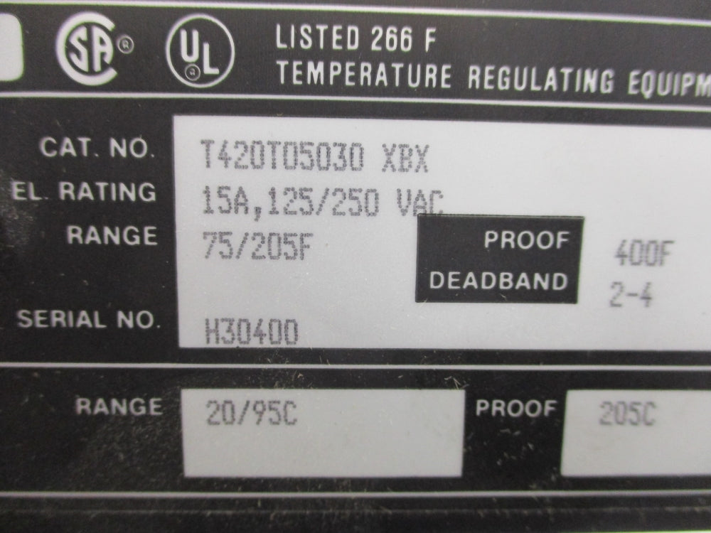 ASHCROFT T420T05030XBX 75-205F NSMP