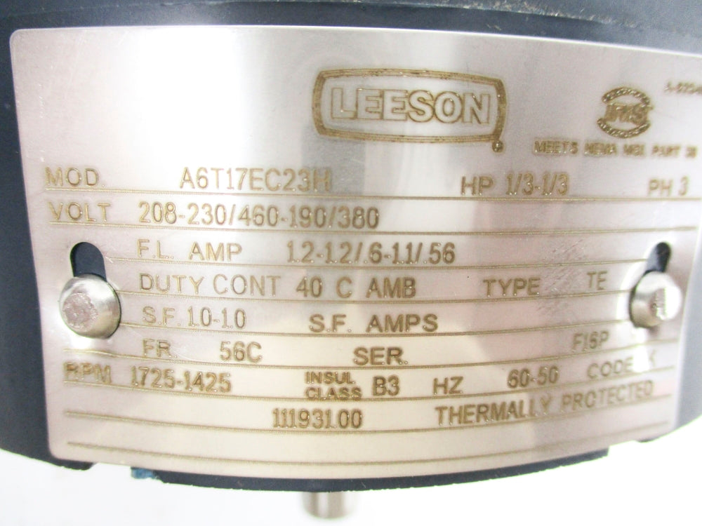 LEESON A6T17EC23H SER. F16P NSMP