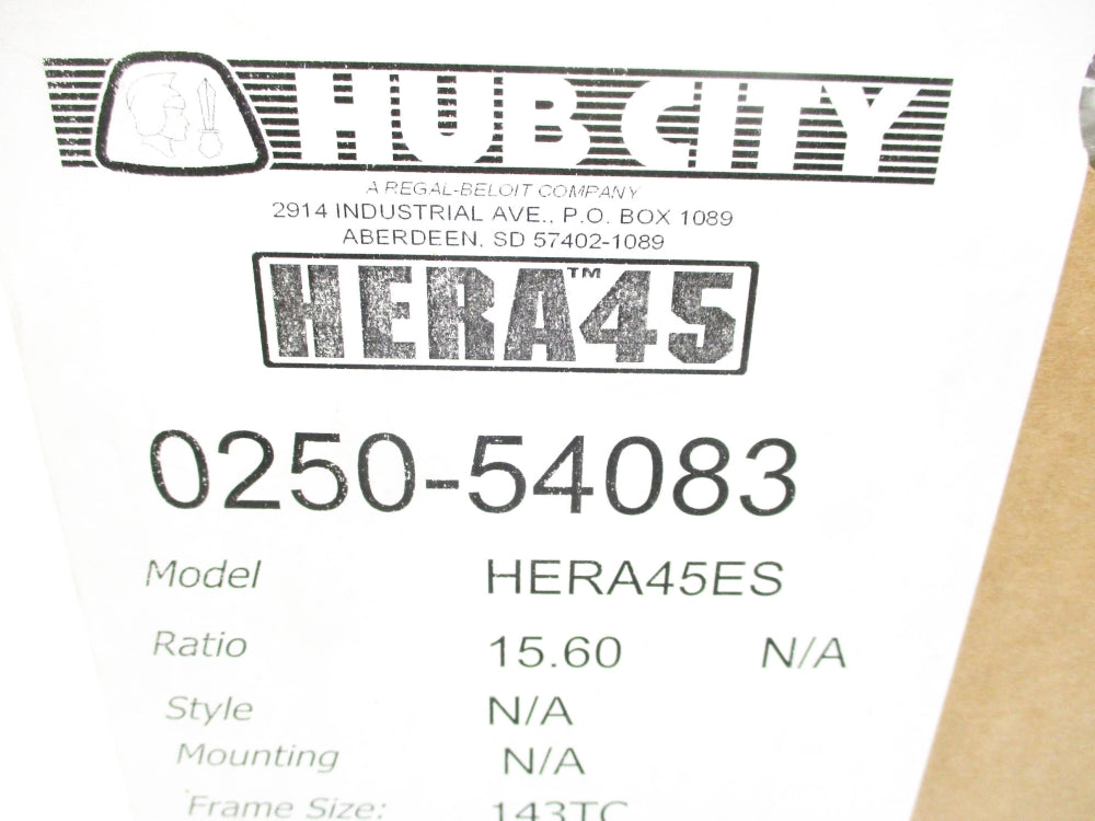 HUB CITY HERA45ES 0250-54083 NSFS
