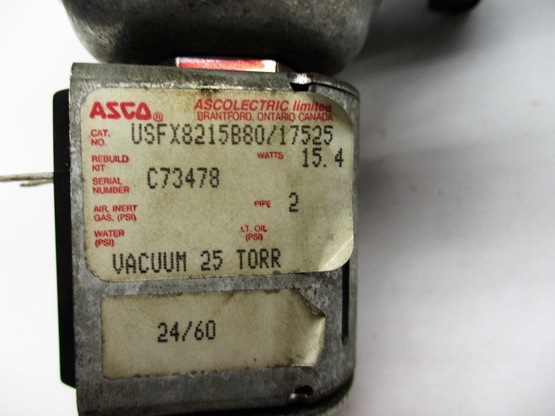 ASCO USFX8215B80/17525 UNMP