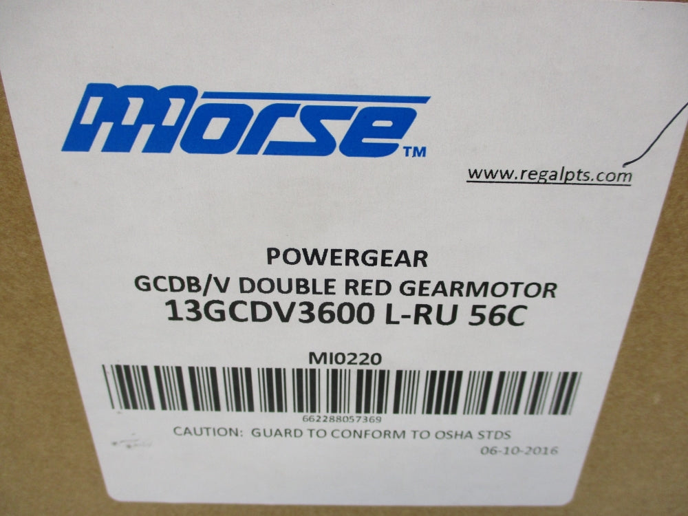 MORSE 13GCDV3600L-RU56C NSFS