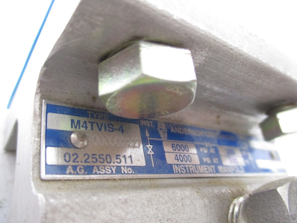 ANDERSON GREEN M4TVIS-4 6000PSI NSMP