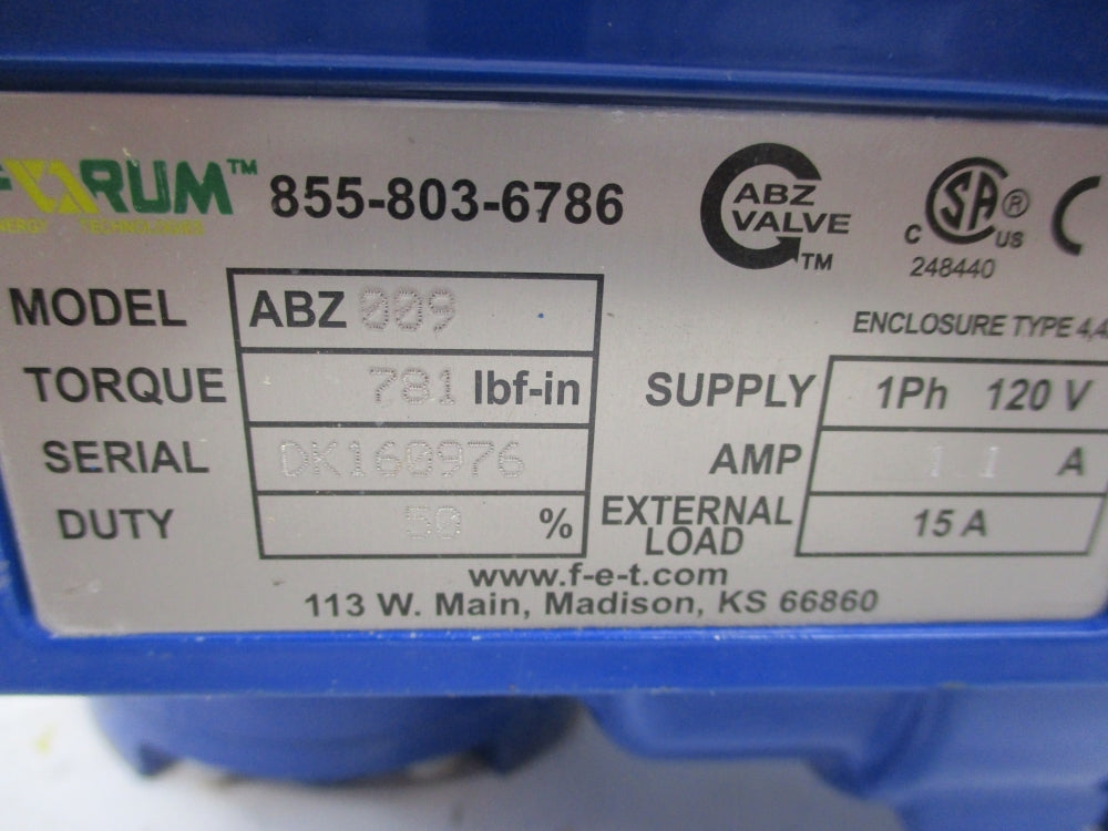 ABZ VALVE ABZ009 NSNP