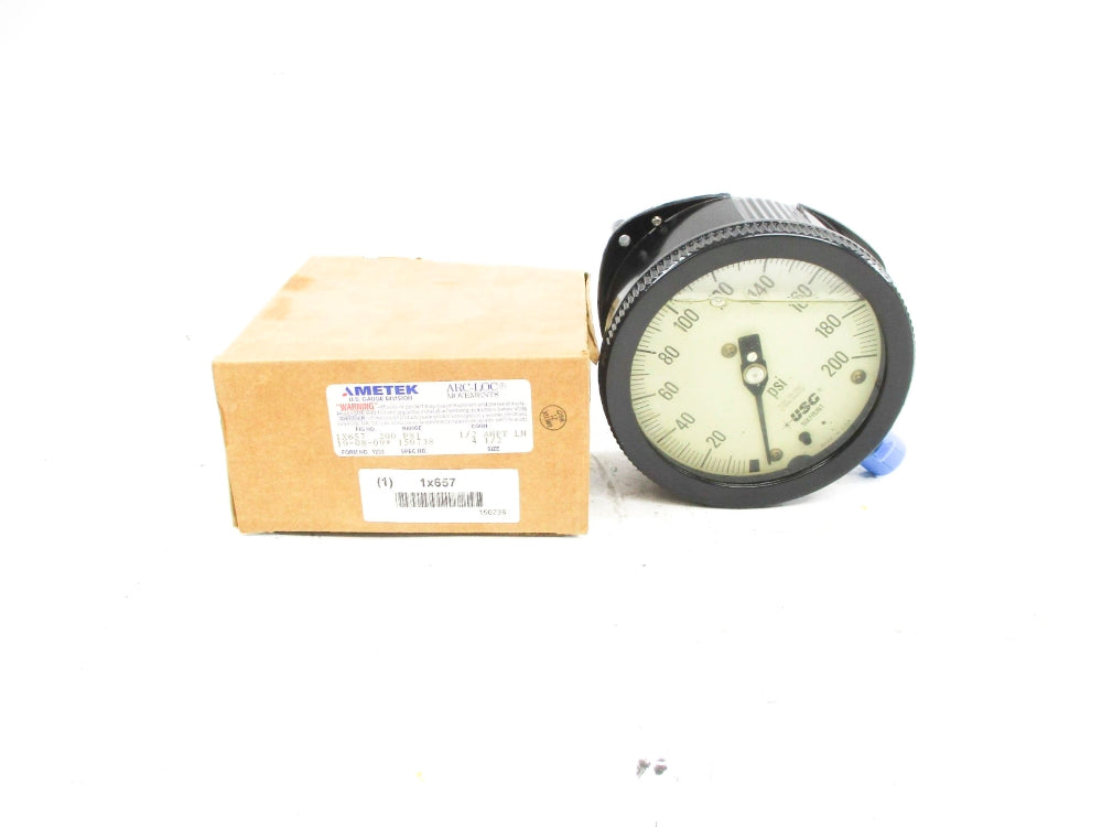 AMETEK 1X657 0-200PSI NSMP