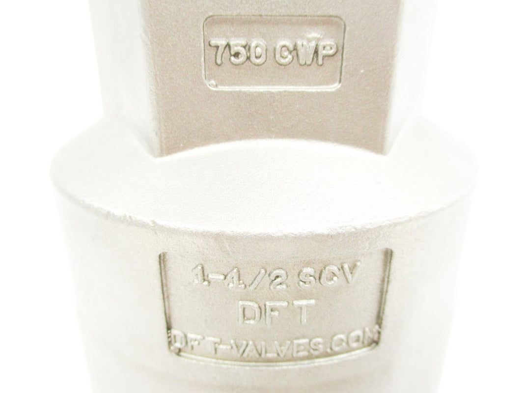 DFT VALVES 750CWP 1 1/2" 510PSI NSMP