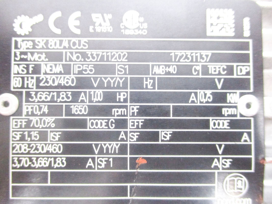 NORD SK372.1ZVL-80L/4CUS NSNP