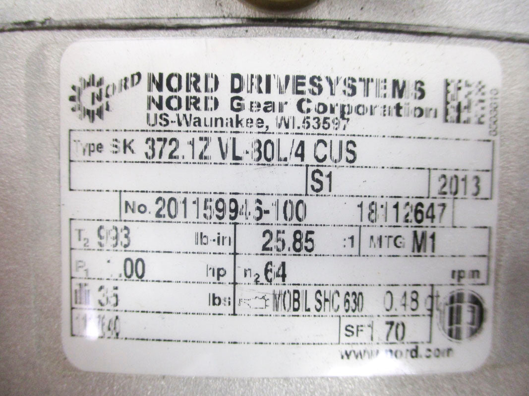 NORD SK372.1ZVL-80L/4CUS NSNP