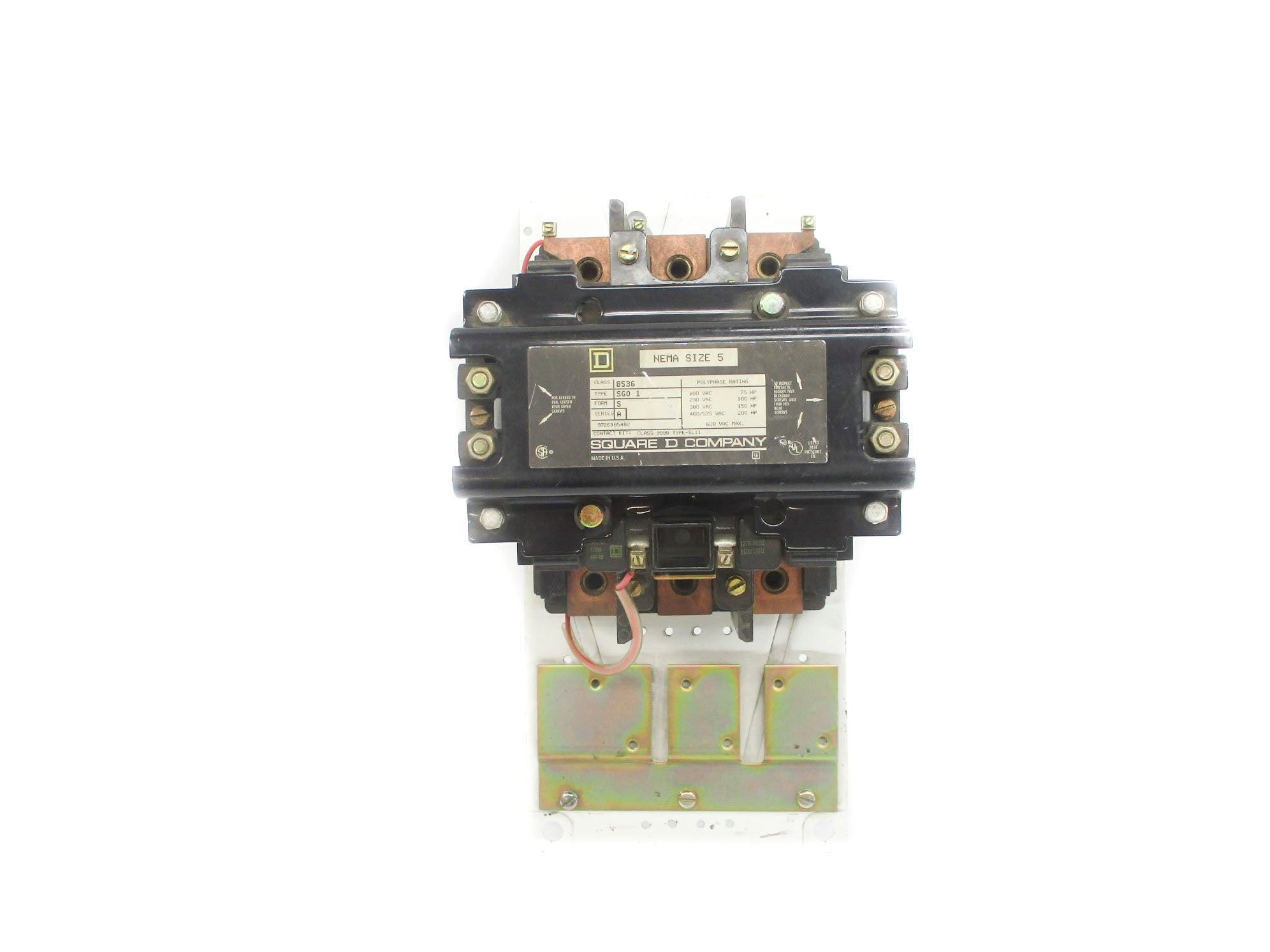 SQUARE D 8536SG01S SER. A 120V (AS PICTURED) UNMP
