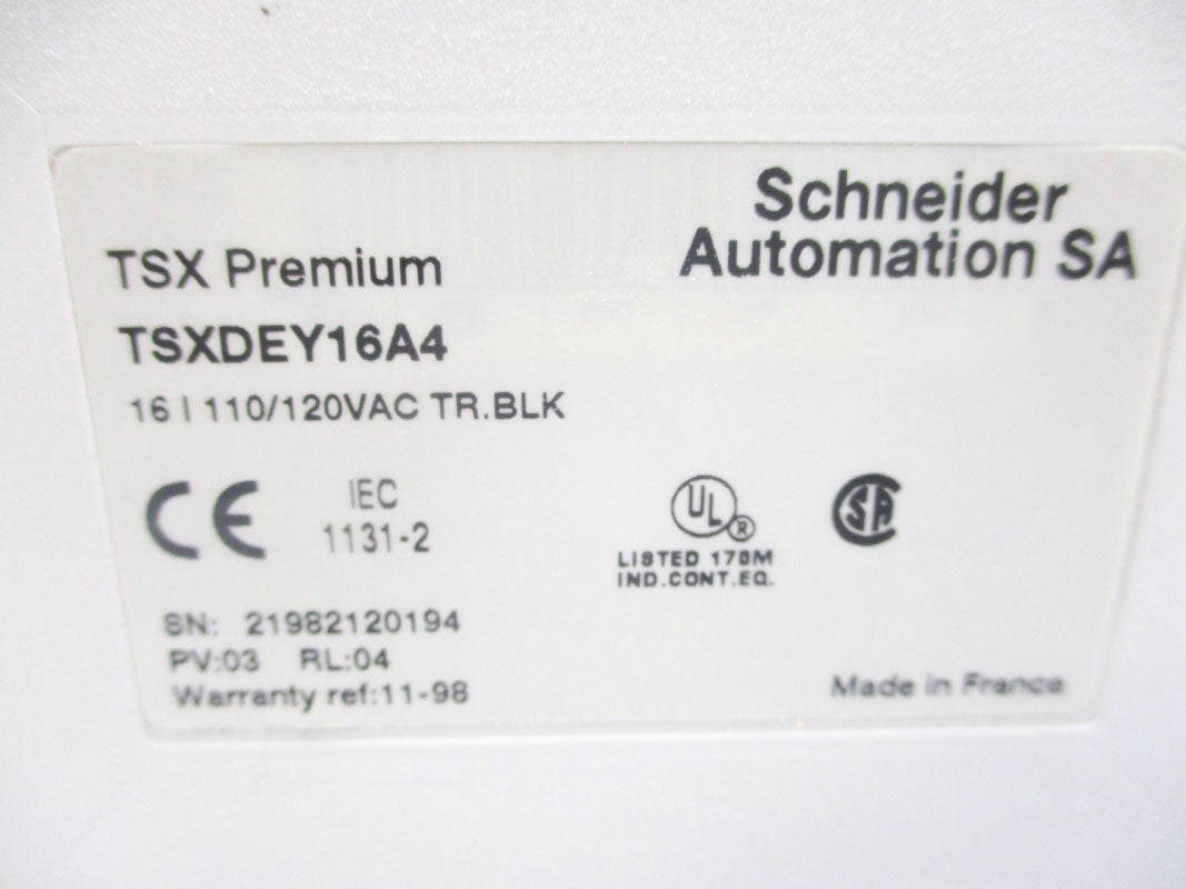SCHNEIDER AUTOMATION TSXDEY16A4 NSMP