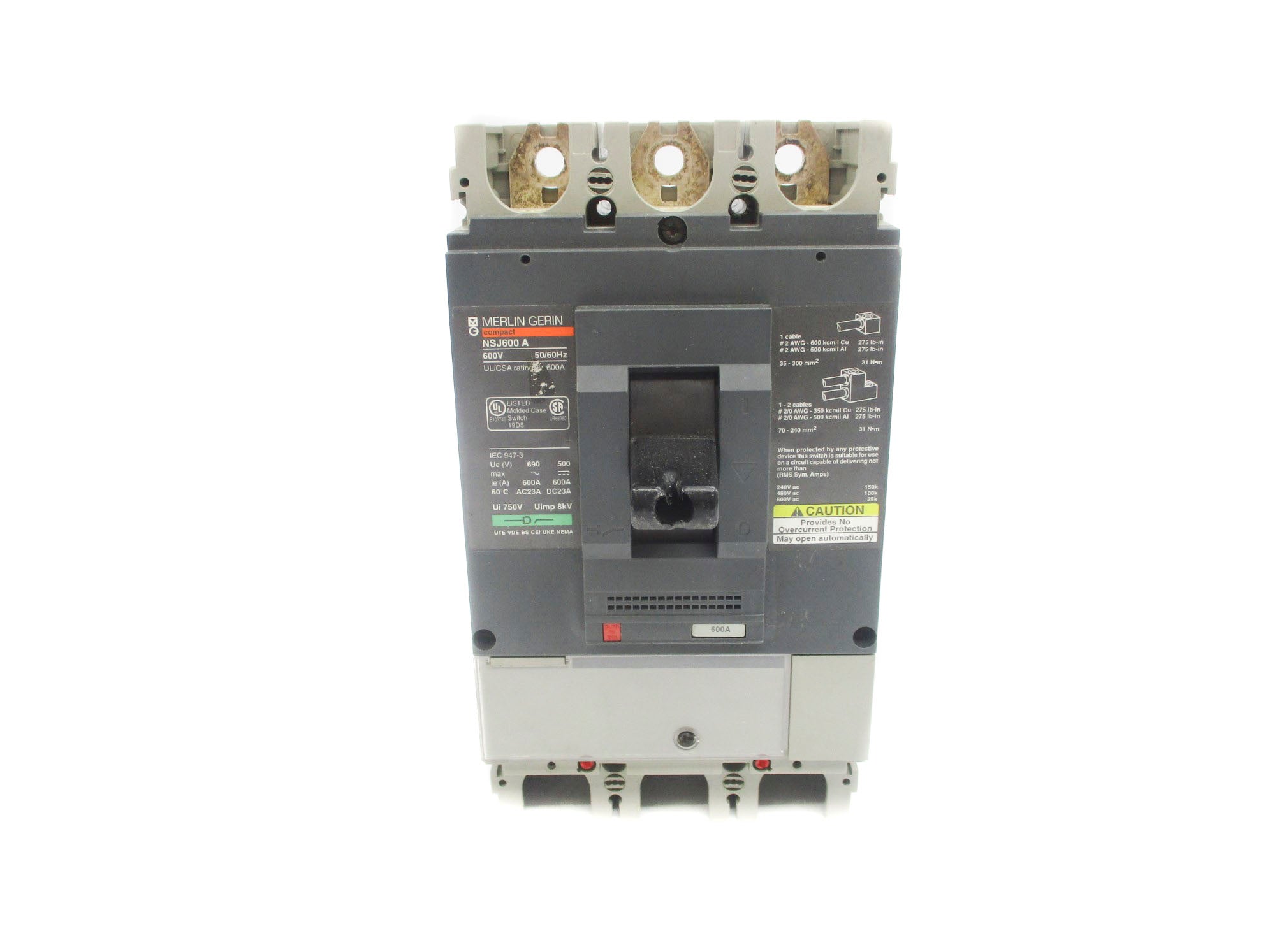 MERLIN GERRIN NSJ600A 600A 600V UNMP